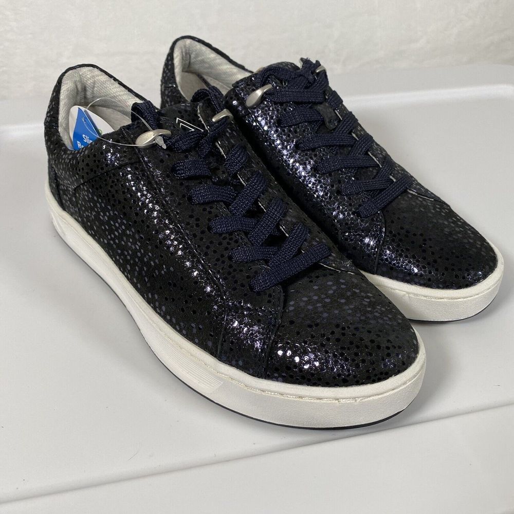 Nurse Mates Womens Align Harper Sneaker‎ Moonlight Size 8 medium sparkle